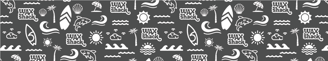 Wax Shack white and grey pattern Wax Shack white and grey pattern