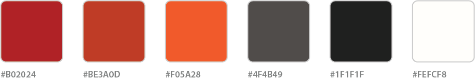 Frazier's on the Avenue brand colors Frazier's on the Avenue brand colors