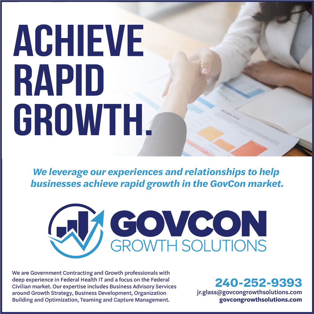 GovCon Grown Solutions print ad GovCon Grown Solutions print ad